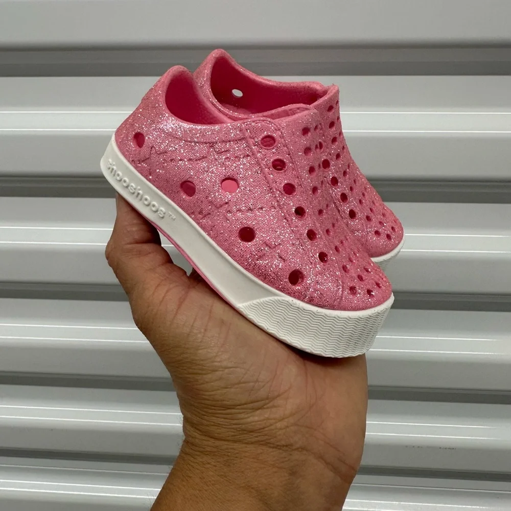 Kids Pink Slip-On Water Shoes